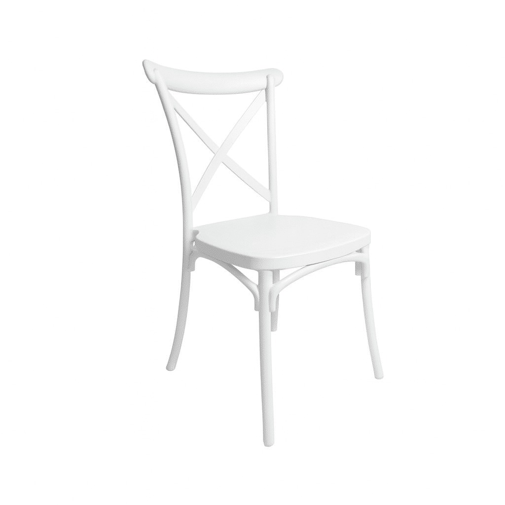 Silla Crossback Blanca