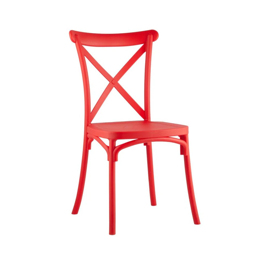 Silla Crossback Roja