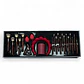 Set de Brochas de Maquillaje y Skin Care de 23 Piezas Roja Producto Viral - Miniatura 1