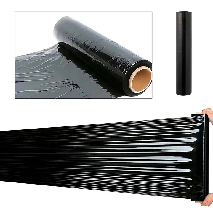 Film Stretch o Alusa 200 Metros Negro Embalaje de 6 unidades 2