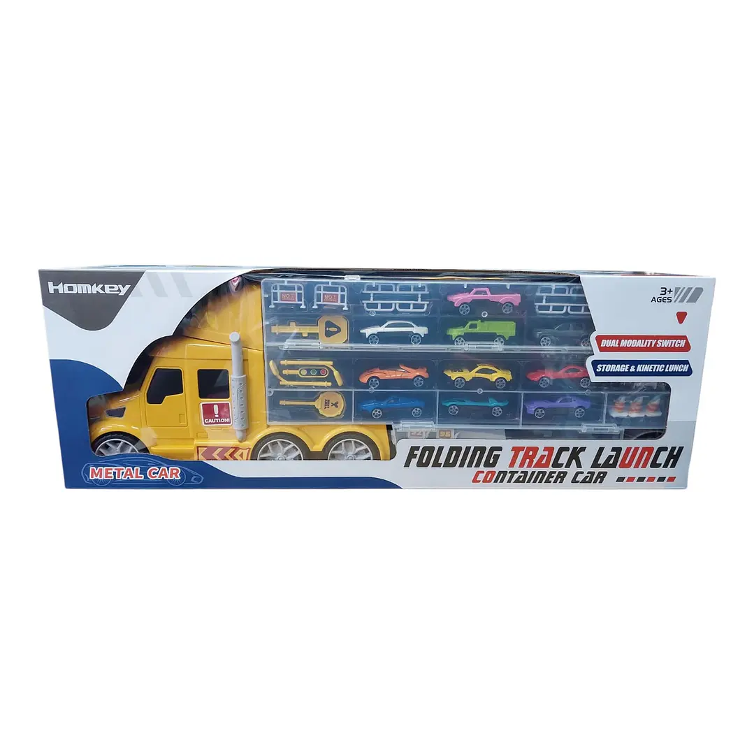 Camion Pista contenedor porta autos 2