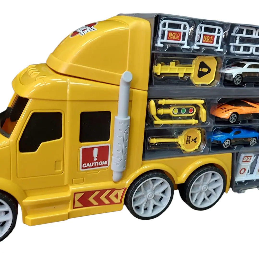 Camion Pista contenedor porta autos 4