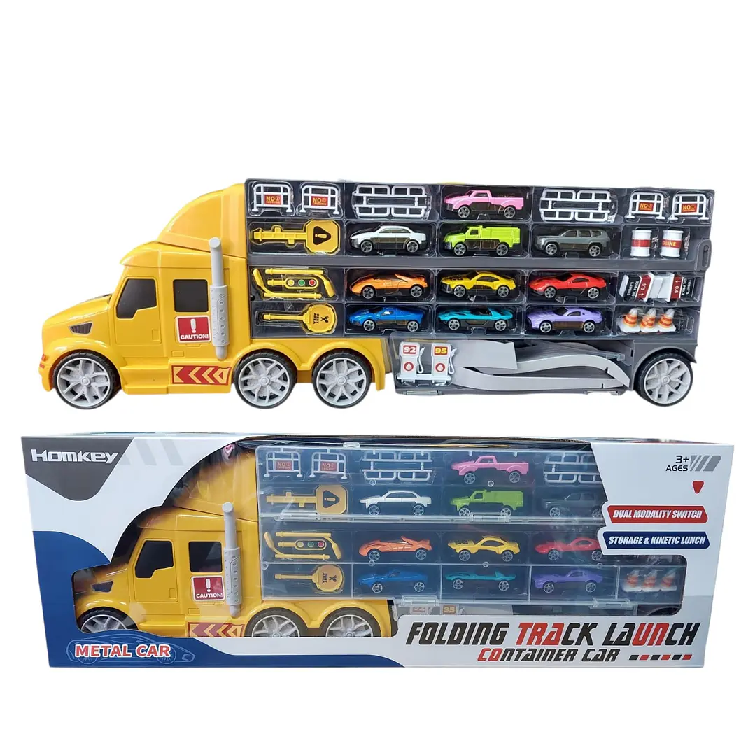 Camion Pista contenedor porta autos 1