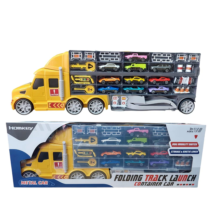 Camion Pista contenedor porta autos 1