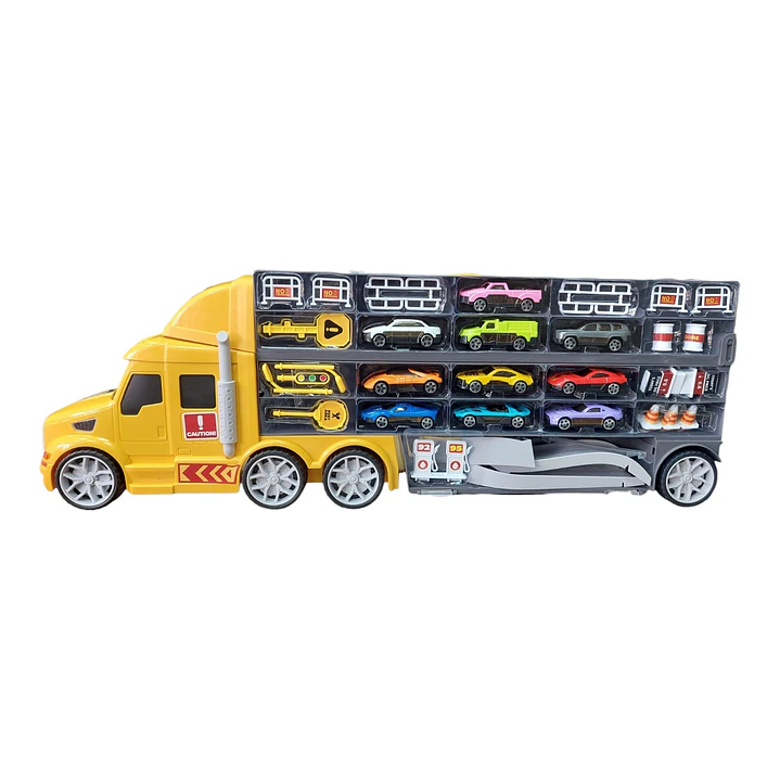 Camion Pista contenedor porta autos 6