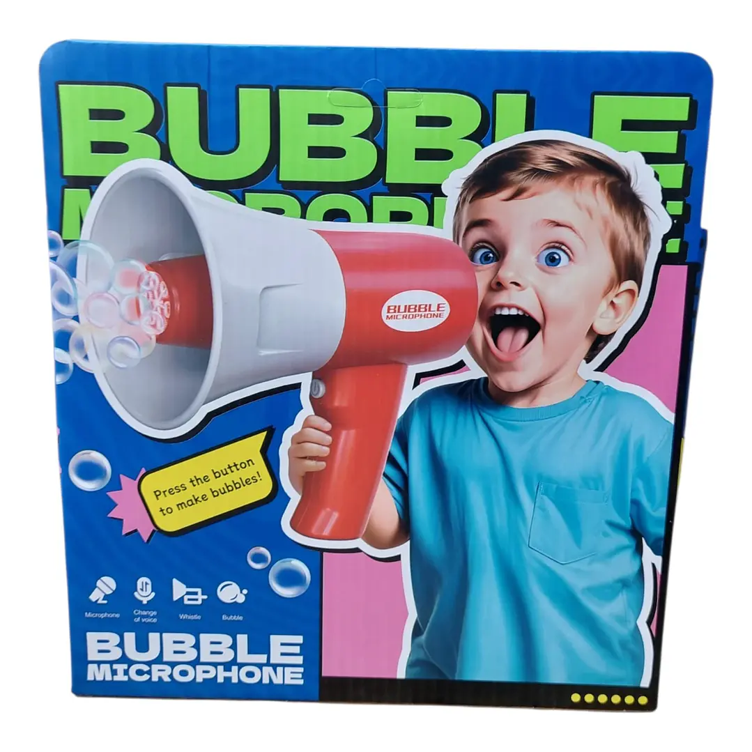 2en1 Microfono lanza burbujas 3