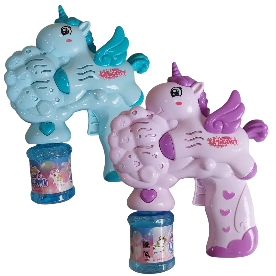 Juguete Pistola Burbuja Unicornio 1