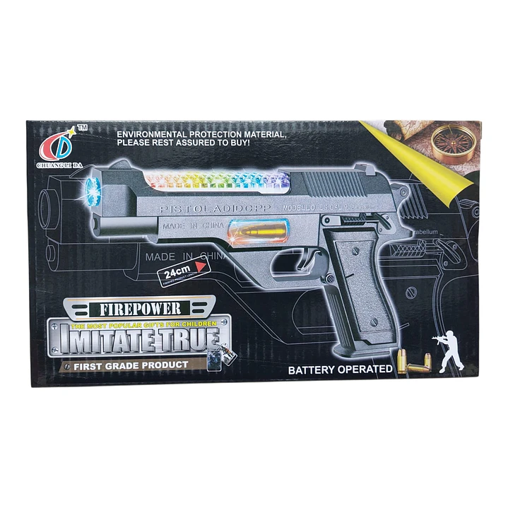 juguete Pistola con luces 3