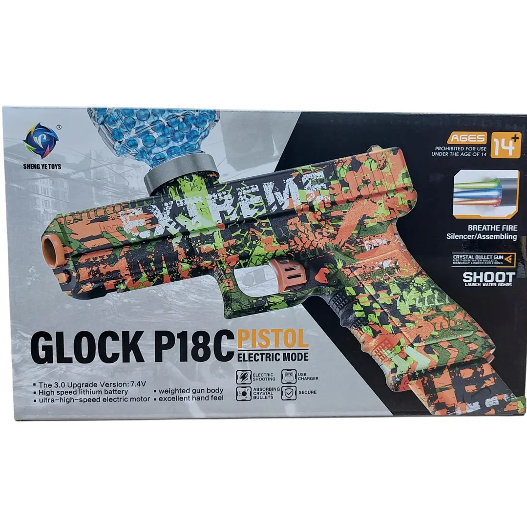Juguete Pistola de Hidrogel con luz y sonido 1