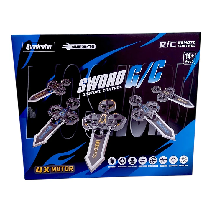 Drone RC Espada con Control por Gestos y Luces RGB 6