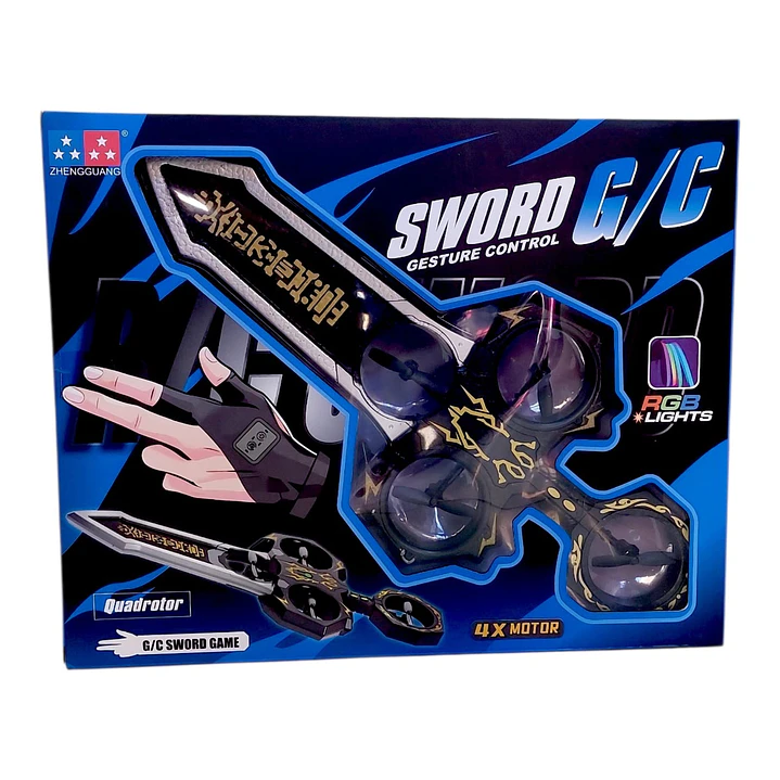Drone RC Espada con Control por Gestos y Luces RGB 1