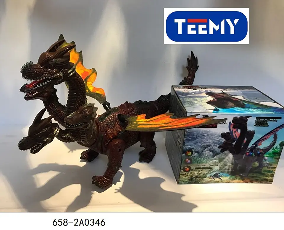 DRAGON CON LUCES , 3 DEL MISMO POR MAYOR  (658-2A0346) 1