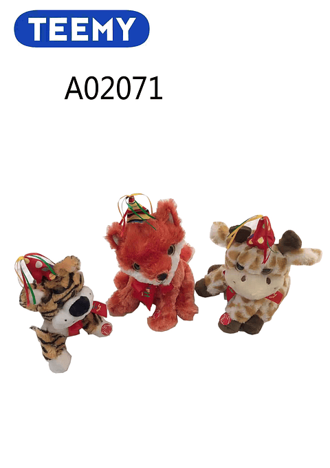 TIGRE ZORRO Y VAQUITA JUGUETE, PRECIO PUBLICADO ES AL POR MAYOR Y DEBEN SER 3 UNIDADES DEL MISMO  (A02071)