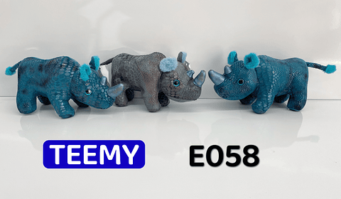 DINOSAURIO PELUCHE , PRECIO PUBLICADO ES AL POR MAYOR Y DEBEN SER 3 UNIDADES DEL MISMO  (E058)