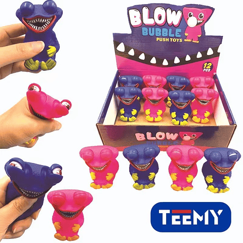 SQUISHY HUGGY WUGGY PAQUETE 12 PCS (ZM051)