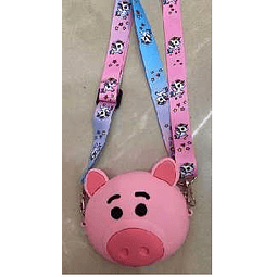 CARTERAS CHANCHO PAQUETE 12 PIEZAS