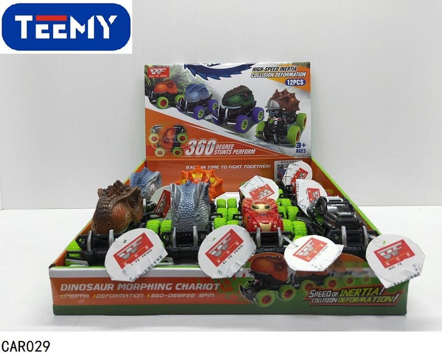 CARROS DINOSAURIOS PAQUETE 8 PCS (CAR029) 1