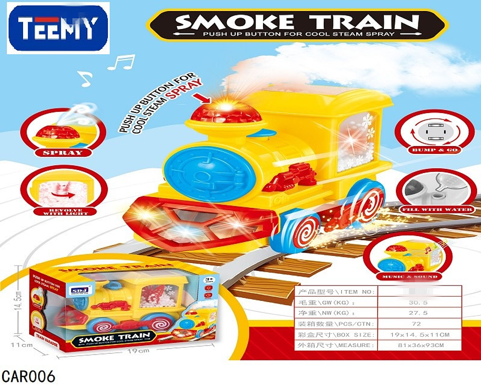 TREN CON HUMO  , PRECIO PUBLICADO ES AL POR MAYOR Y DEBEN SER 3 UNIDADES DEL MISMO  (CAR006) 1