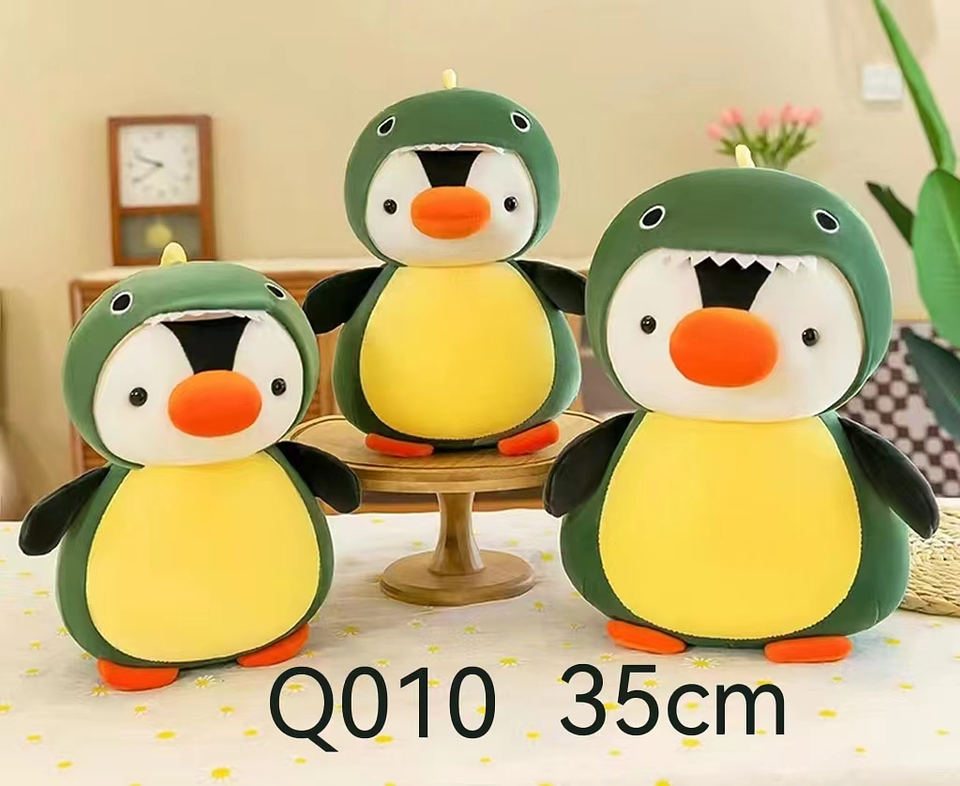 PELUCHE PINGUINO 35 CM , PRECIO PUBLICADO ES AL POR MAYOR Y DEBEN SER 3 UNIDADES DEL MISMO  (Q010) 1