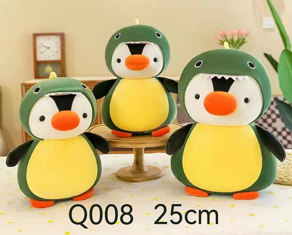 PELUCHE PINGUINO 25 CM , PRECIO PUBLICADO ES AL POR MAYOR Y DEBEN SER 3 UNIDADES DEL MISMO  (Q008) 1