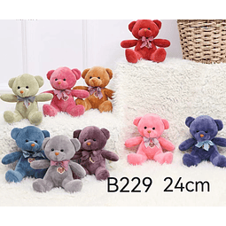 PELUCHE OSO 24 CM  , PRECIO PUBLICADO ES AL POR MAYOR Y DEBEN SER 4 UNIDADES DEL MISMO 