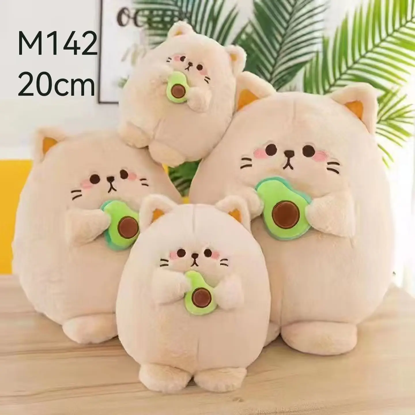 PELUCHE GATO PALTICA 20 CM , 3 DEL MISMO POR MAYOR  (M142) 1