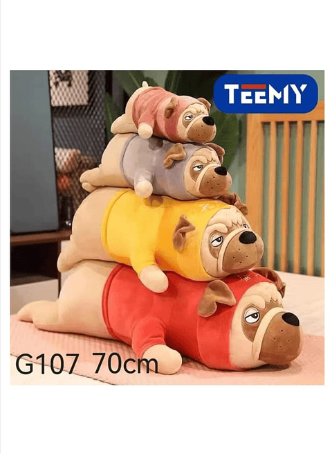  PELUCHE PERRO 70 CM, PRECIO PUBLICADO ES AL POR MAYOR Y DEBEN SER 3 UNIDADES DEL MISMO  (G107)