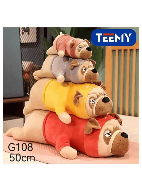  PELUCHE PERRO 50 CM, PRECIO PUBLICADO ES AL POR MAYOR Y DEBEN SER 3 UNIDADES DEL MISMO  (G108)