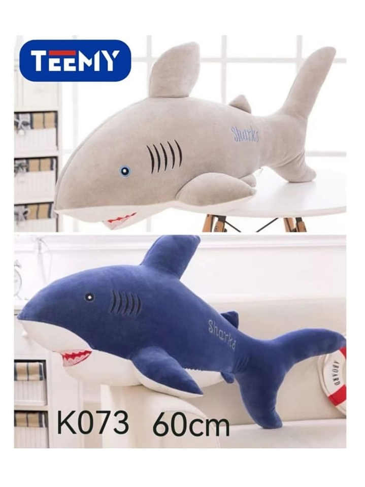  PELUCHE TIBURON 60 CM, PRECIO PUBLICADO ES AL POR MAYOR Y DEBEN SER 3 UNIDADES DEL MISMO  1