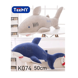 PELUCHE TIBURON 50 CM, PRECIO PUBLICADO ES AL POR MAYOR Y DEBEN SER 3 UNIDADES DEL MISMO 