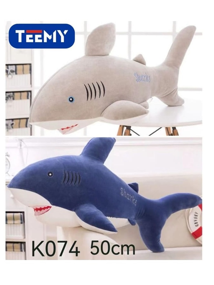 PELUCHE TIBURON 50 CM, PRECIO PUBLICADO ES AL POR MAYOR Y DEBEN SER 3 UNIDADES DEL MISMO  1