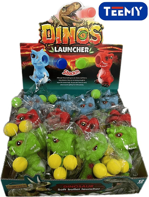 SQUISHY DINOSAURIO 12 PCS   (ZM055)
