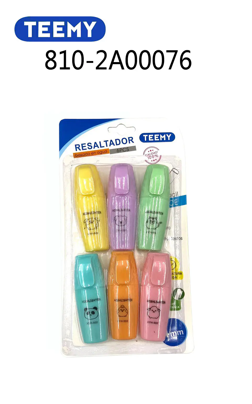 RESALTADORES PAQUETE 6 PCS , PRECIO PUBLICADO ES AL POR MAYOR Y DEBEN SER 3 UNIDADES DEL MISMO  (810-2A00076) 1
