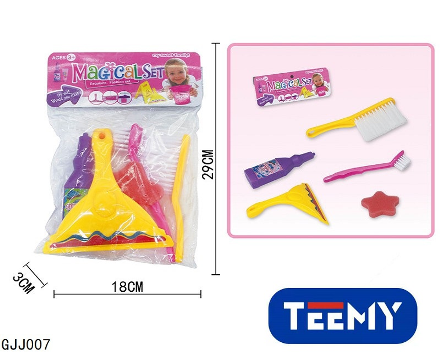 JUGUETE DE LIMPIEZA , PRECIO PUBLICADO ES AL POR MAYOR Y DEBEN SER 3 UNIDADES DEL MISMO  (GJJ007) 1