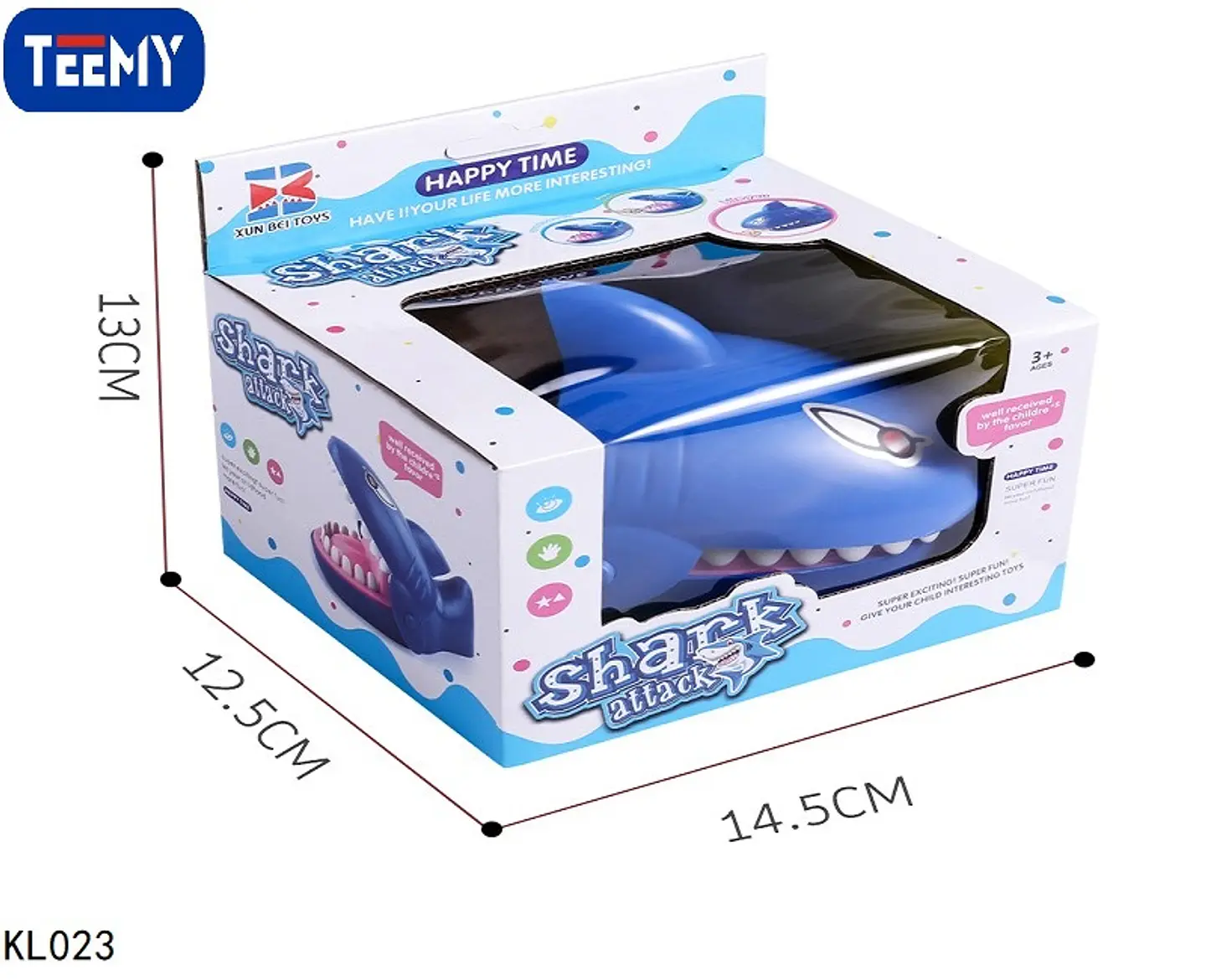 TIBURON DE JUGUETE , 3 DEL MISMO POR MAYOR  (KL023) 1