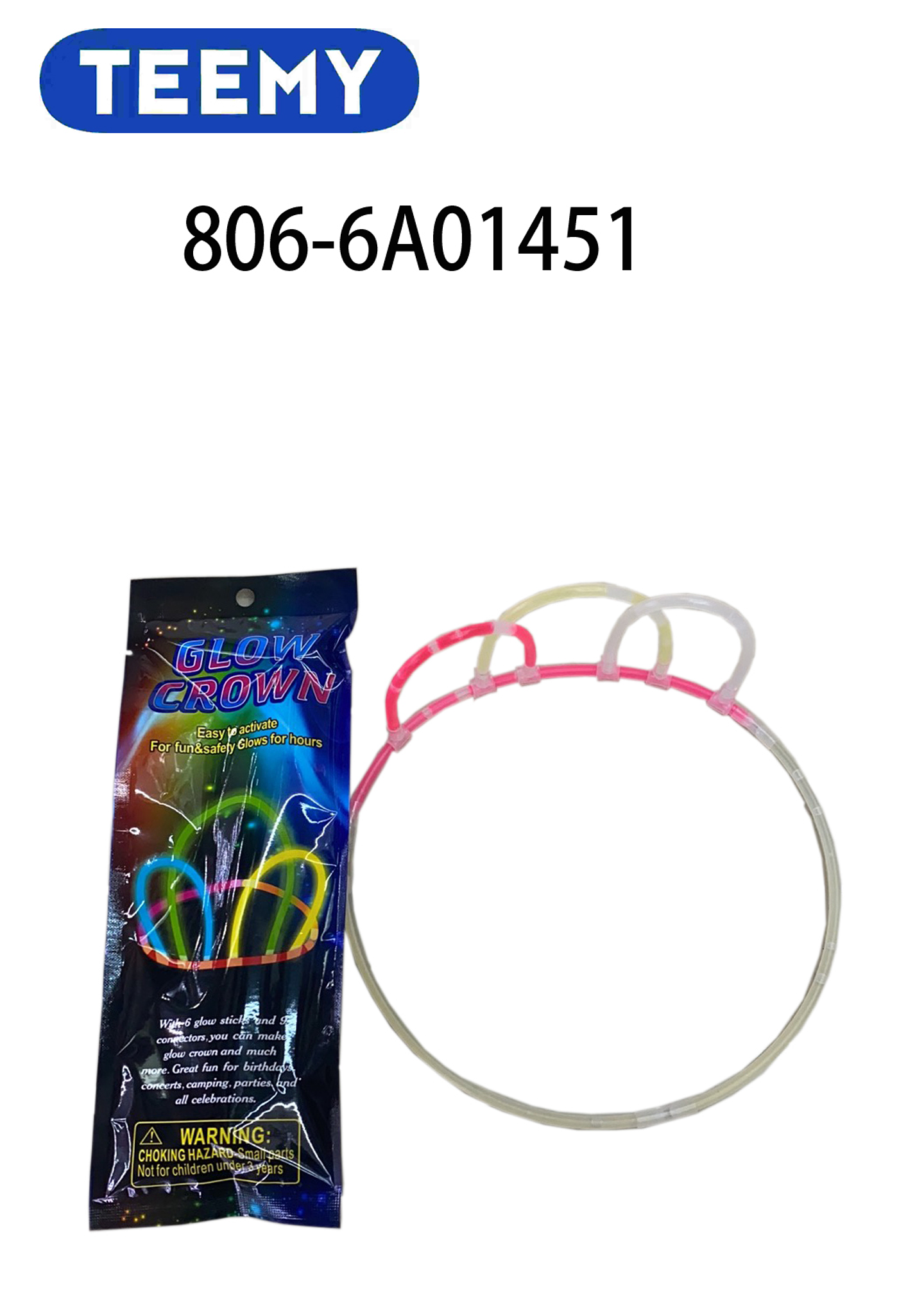 CORONA FLUORESCENTE PAQUETE 12 PCS (806-6A01451) 1