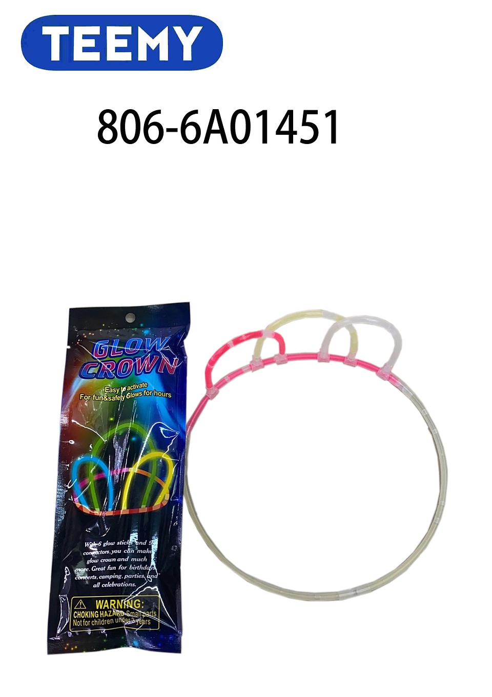 CORONA FLUORESCENTE PAQUETE 12 PCS (806-6A01451) 1