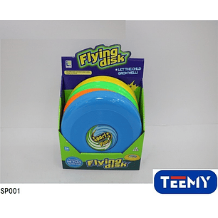DISCO VOLADOR FRISBEE PAQUETE 12 PCS