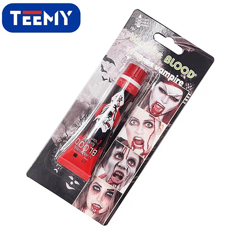 MAQUILLAJE SANGRE VAMPIRO PAQUETE 12 UND (HELL16)