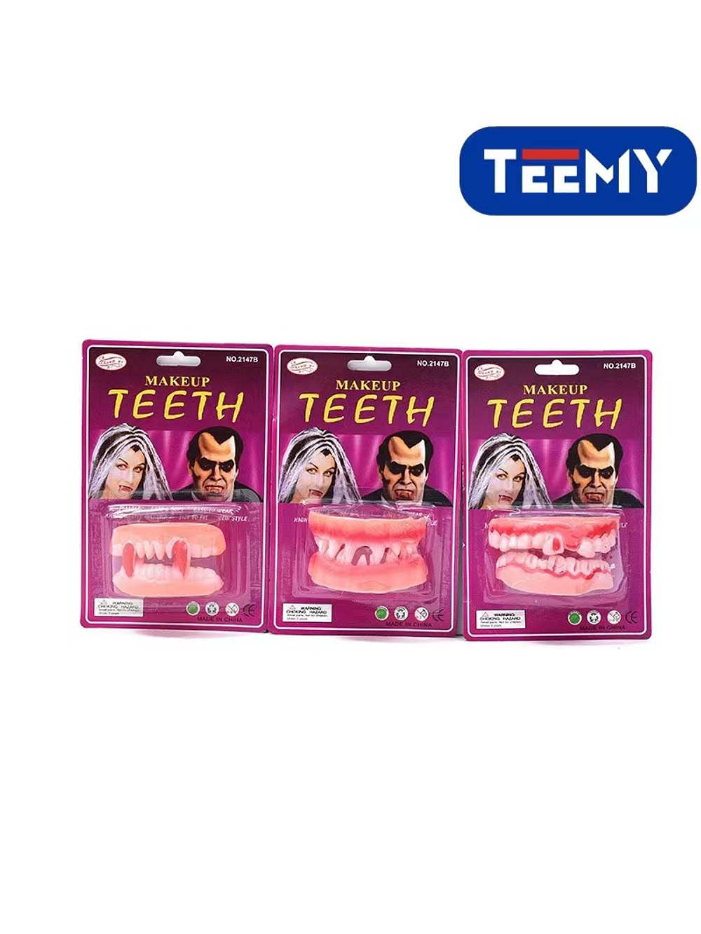 DIENTES MAQUILLAJE PAQUETE 12 UND