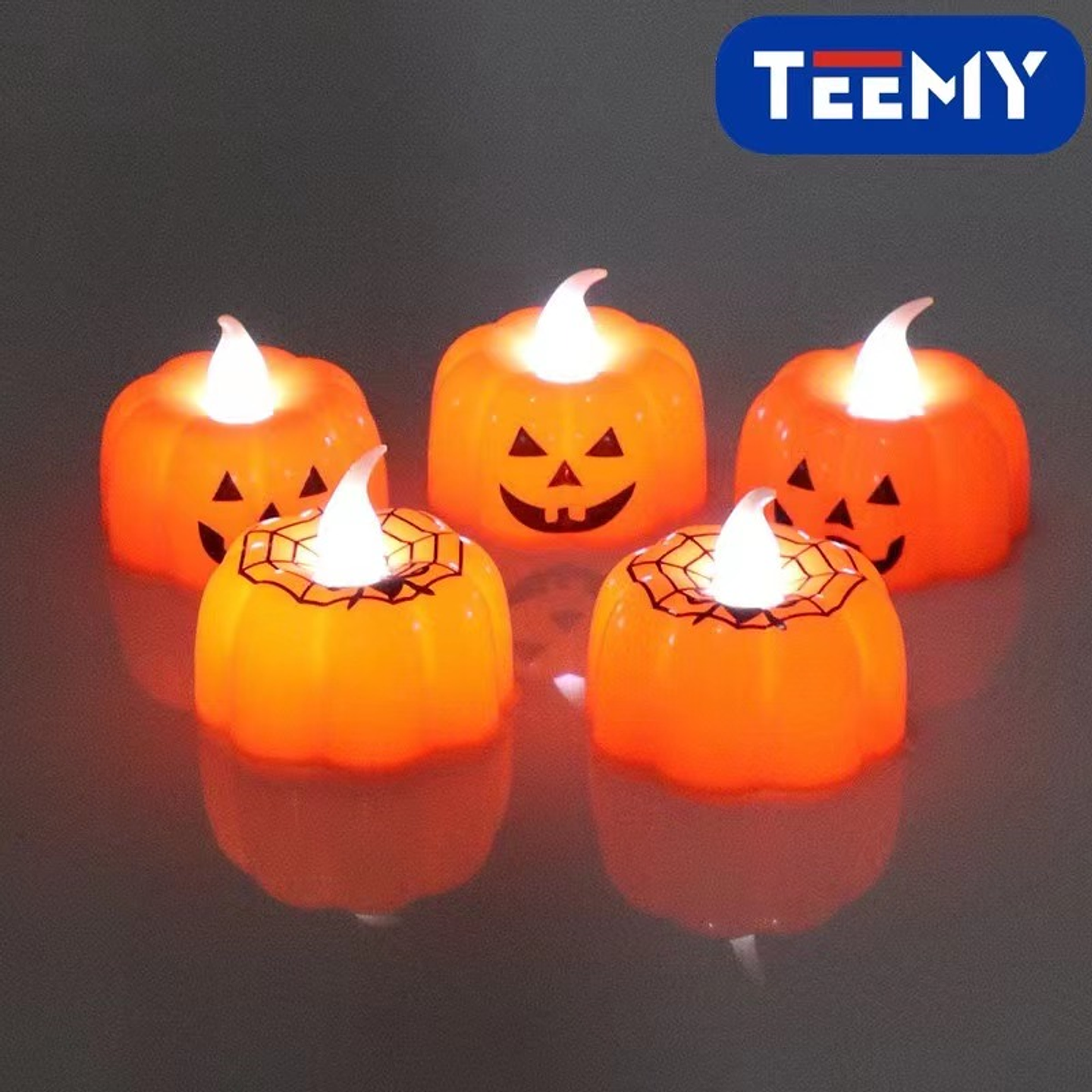 CALABERA CON LUZ PAQUETE 12 PCS (HELL35) 1