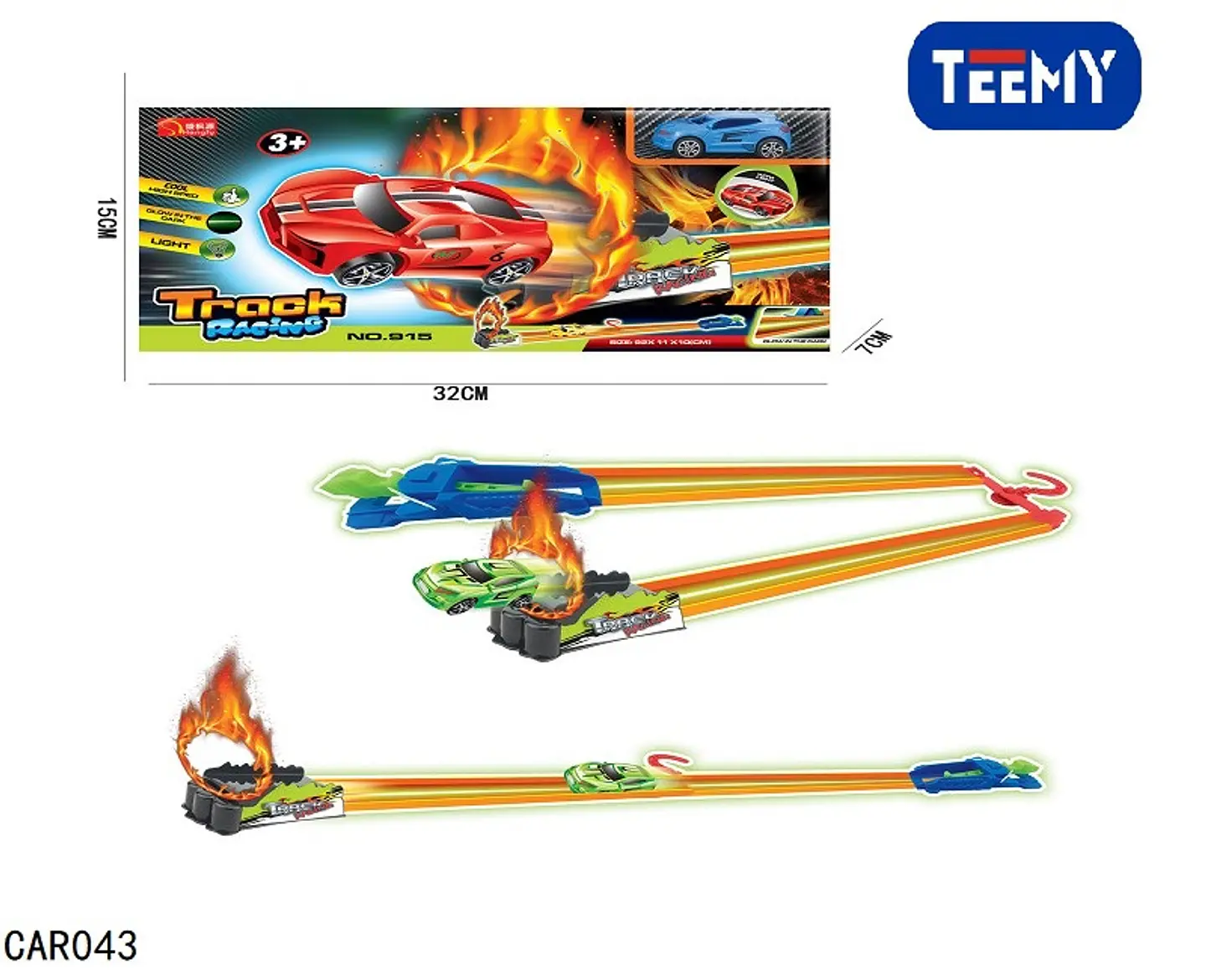 CARRO CON LANZADOR  , 3 DEL MISMO POR MAYOR  (CAR043) 1