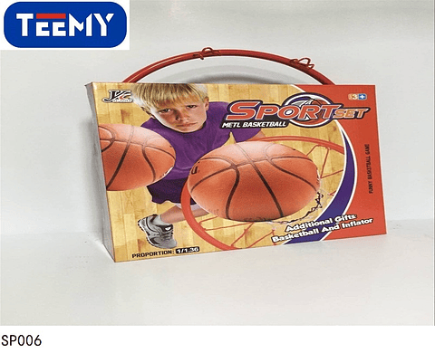 ARO DE BASKET CON BALON , PRECIO PUBLICADO ES AL POR MAYOR Y DEBEN SER 3 UNIDADES DEL MISMO  (SP080)