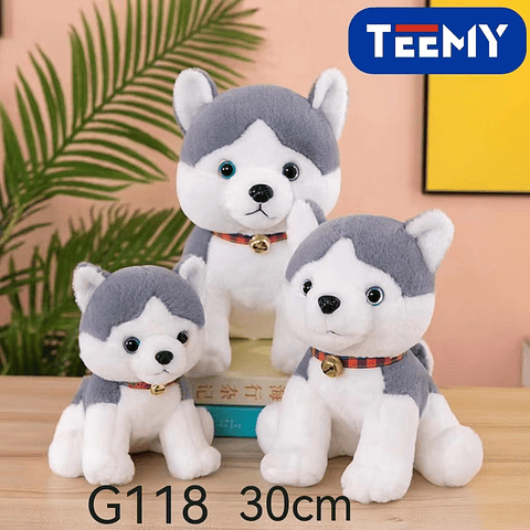 PELUCHE LOBO 30 CM , PRECIO PUBLICADO ES AL POR MAYOR Y DEBEN SER 3 UNIDADES DEL MISMO  (G118)