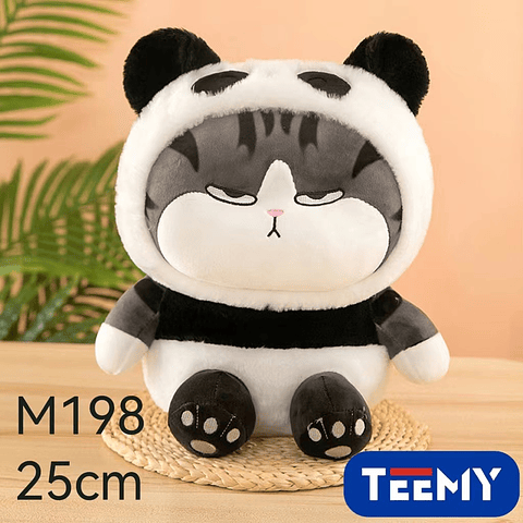 GATO EMPERADOR DISFRAZ PANDA 25 CM , PRECIO PUBLICADO ES AL POR MAYOR Y DEBEN SER 3 UNIDADES DEL MISMO 