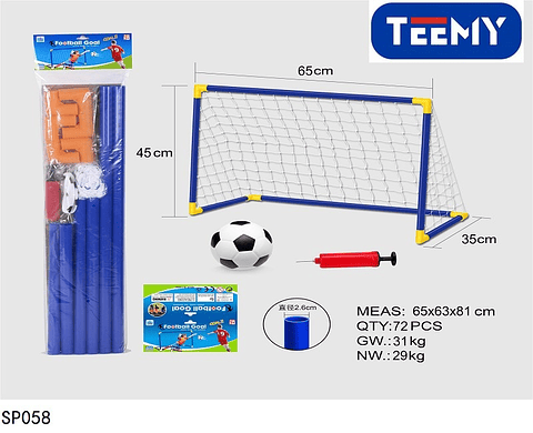 ARQUERIA FUTBOL , PRECIO PUBLICADO ES AL POR MAYOR Y DEBEN SER 3 UNIDADES DEL MISMO  (SP058)