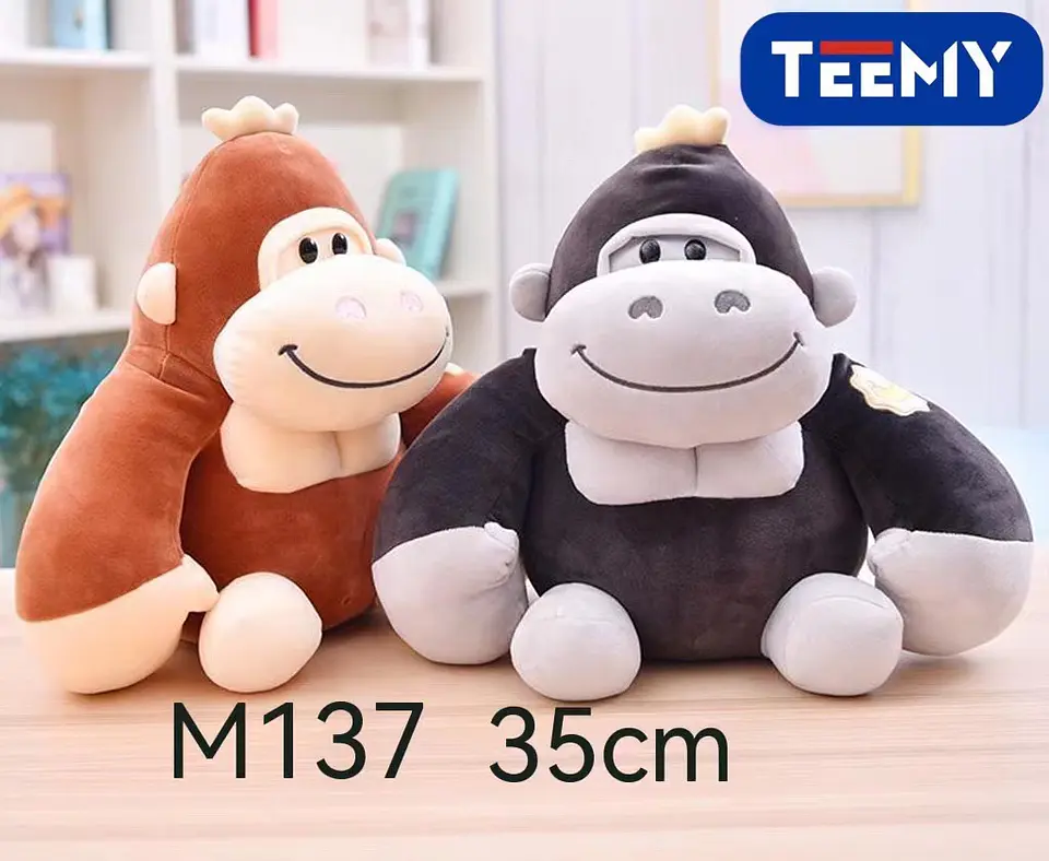 PELUCHE GORILA 35 CM, 3 DEL MISMO POR MAYOR  (M137) 1