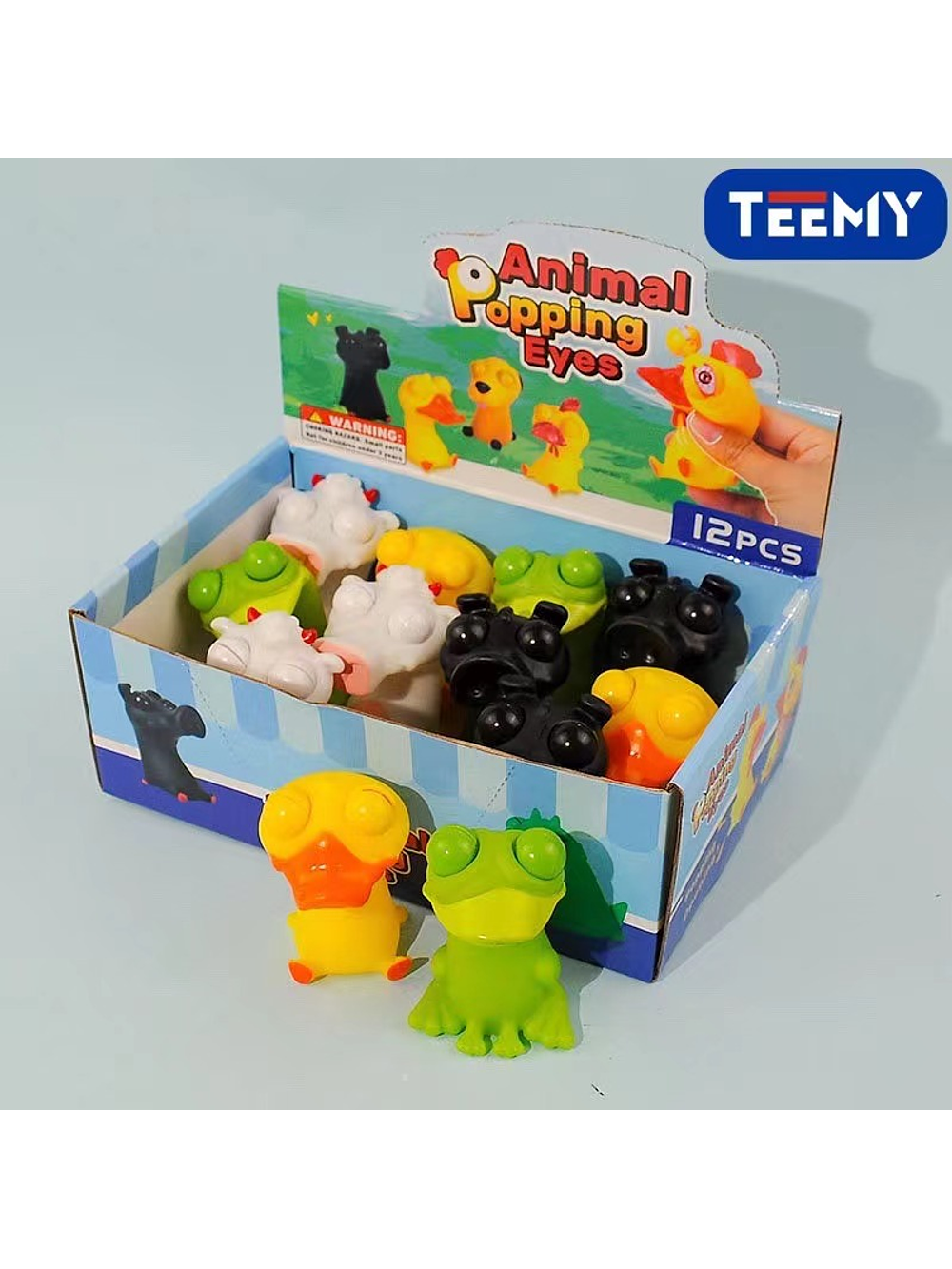 SQUISHY ANIMALES PAQUETE 12 PCS