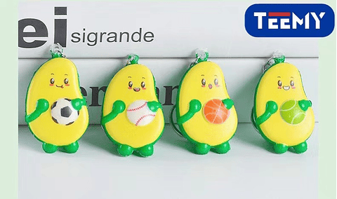 LLAVERO SQUISHY PAQUETE 12 PIEZAS (YSK871)