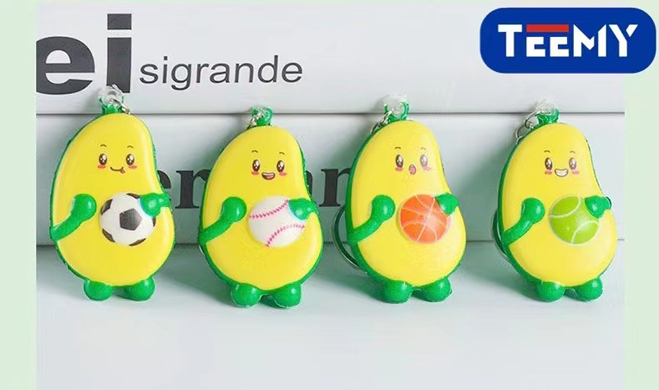 LLAVERO SQUISHY PAQUETE 12 PIEZAS (YSK871) 1